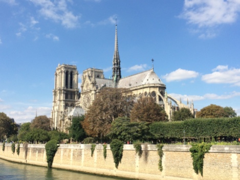 Uma das vistas mais belas da Notre-Dame de Paris